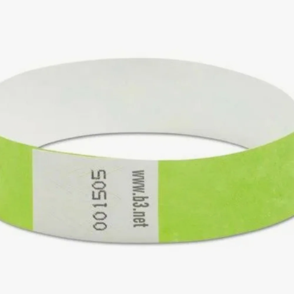 Yellow Security Wristbands